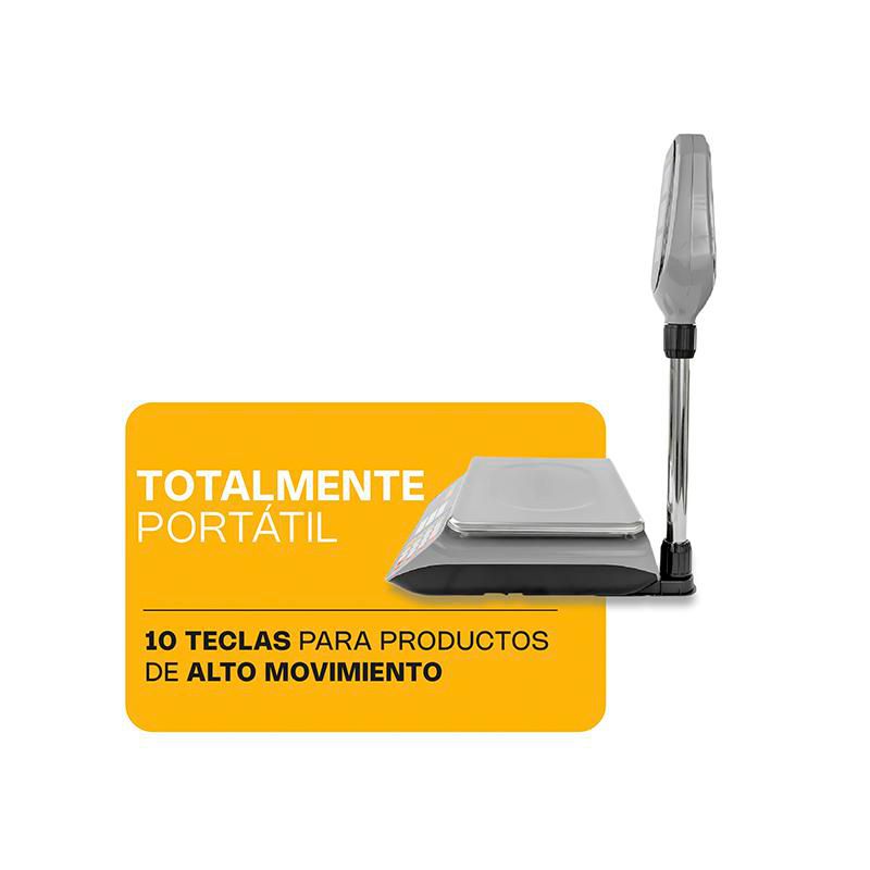 Báscula Electrónica Multifunciones con Torreta RHINO BAR-8T 40 kg