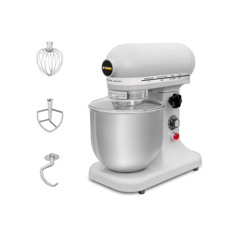 Batidora Industrial de Pedestal RHINO BATI-7 7 L 10 Velocidades 350 W