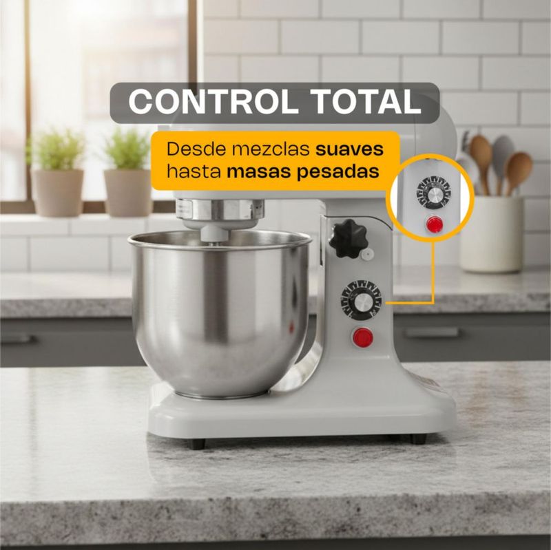 Batidora Industrial de Pedestal RHINO BATI-7 7 L 10 Velocidades 350 W