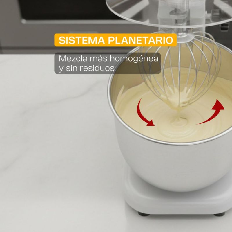 Batidora Industrial de Pedestal RHINO BATI-7 7 L 10 Velocidades 350 W