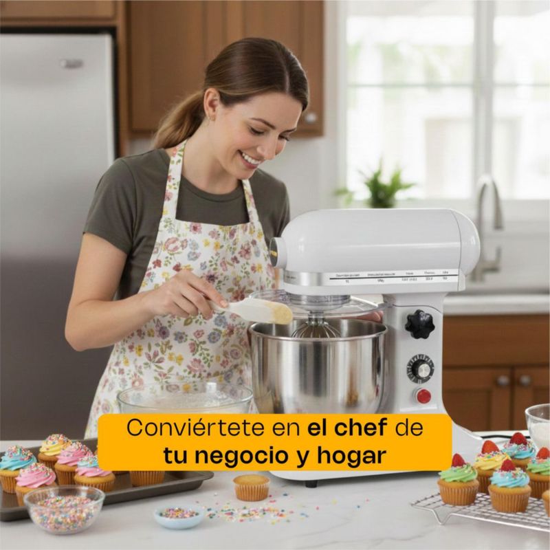 Batidora Industrial de Pedestal RHINO BATI-7 7 L 10 Velocidades 350 W
