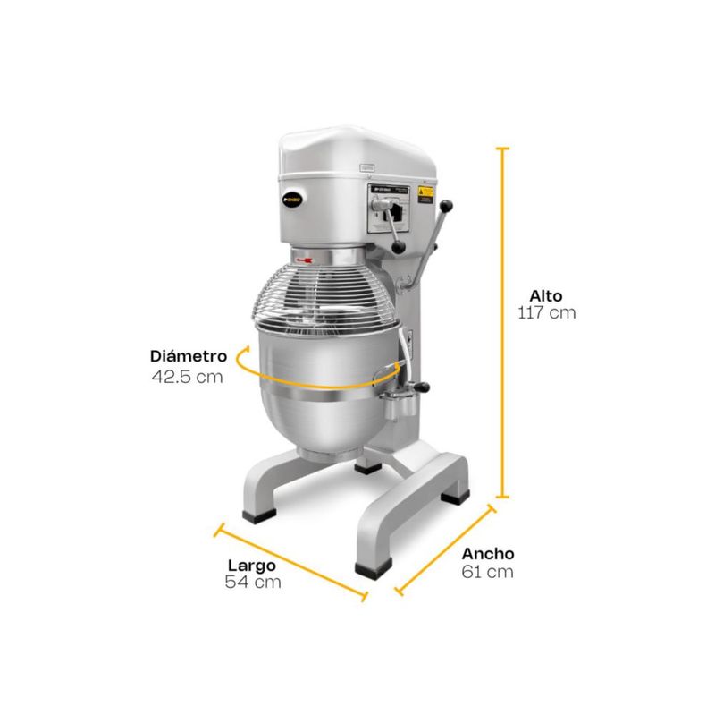 Batidora Industrial de Pedestal RHINO BATI-40X 1500 W