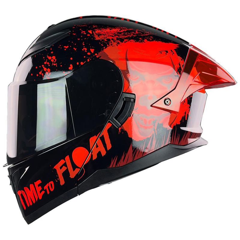 Casco Abatible Stark It Negro con Rojo Extra Grande