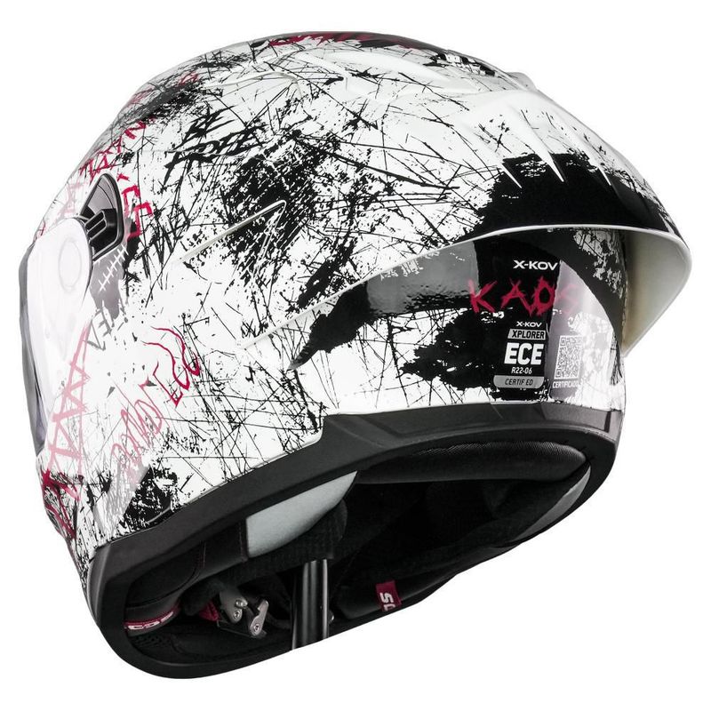 Casco Integral Explorer Kaos Blanco Extra Grande