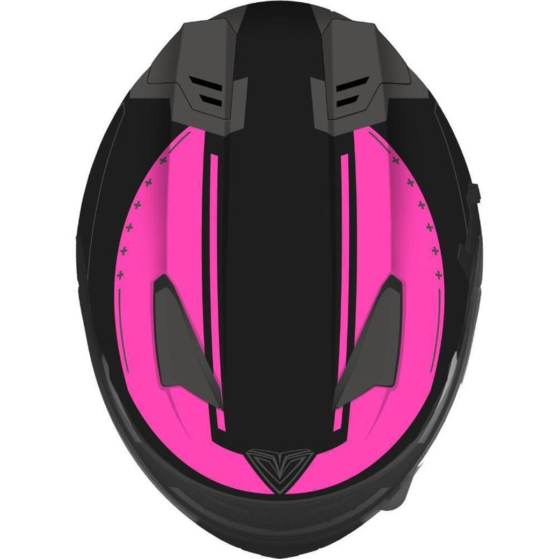 Casco Abatible Fibra Tera Rosa Extra Grande