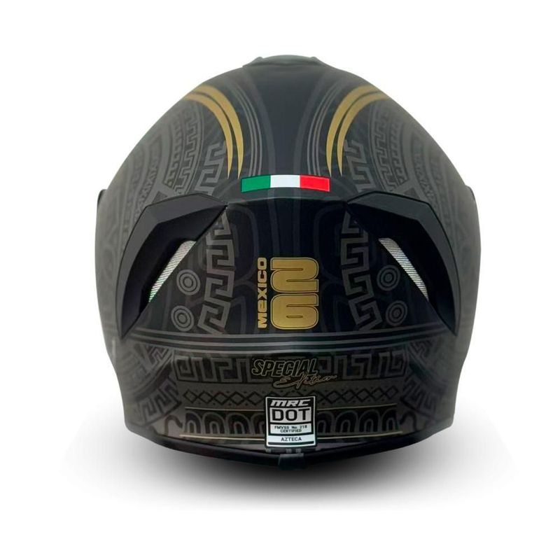 Casco Integral MRC Azteca Negro Extra Grande