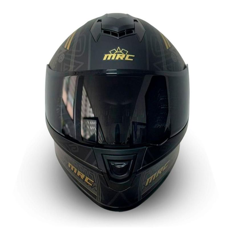 Casco Integral MRC Azteca Negro Grande