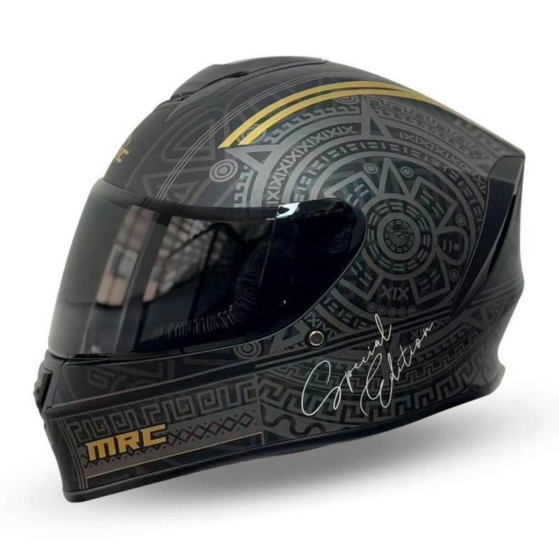 Casco Integral MRC Azteca Negro Grande