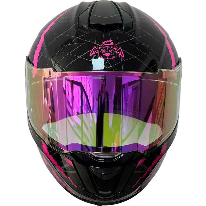 Casco Integral Scrape Rosa Talla Mediana