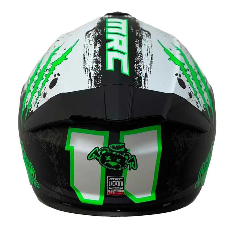 Casco Abatible Scratch 2 Negro Y Blanco Talla Extra Grande