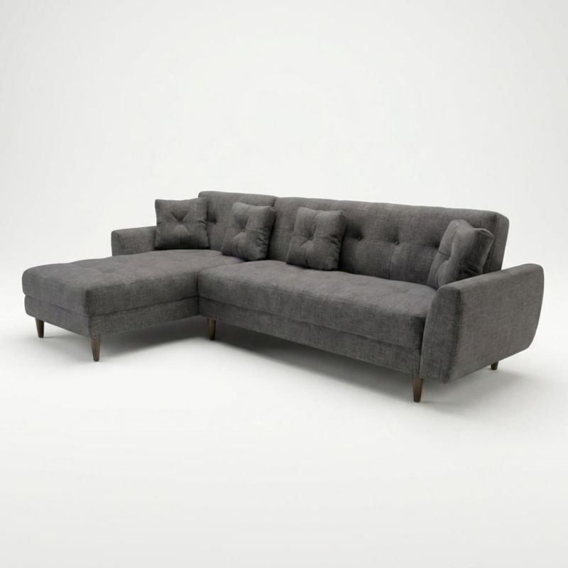 Sala Esquinera LASE Sofá Cama Reclinable Queen Size Reversible California Oxford
