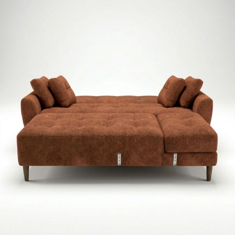 Sala Esquinera LASE Sofá Cama Reclinable Queen Size Reversible California Shedron