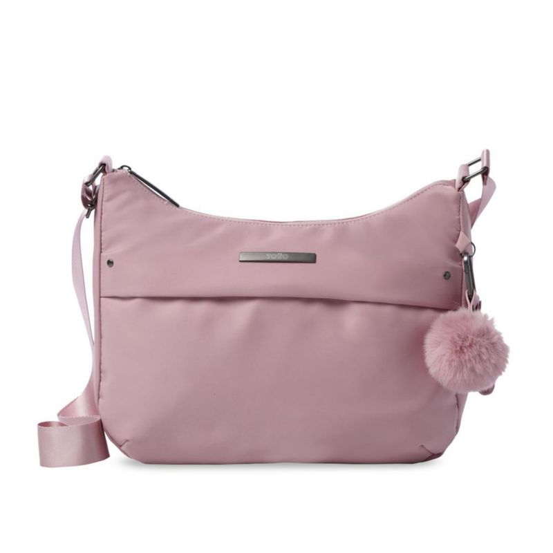Bolsa de Dama - Mujer Crossbody Totto Adelaide 1 2.0 Rosa con Porta Tablet 10 y Múltiples Bolsillos