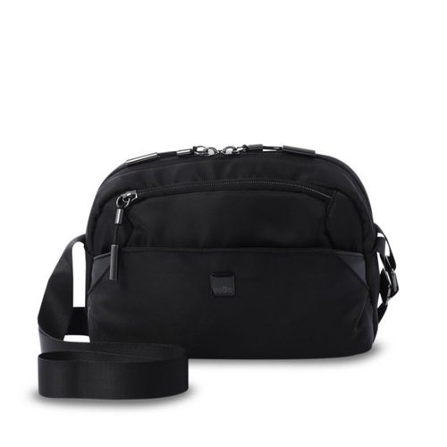 Bolsa de Dama - Mujer Crossbody - Bandolera Chica Totto Roxanne S Negra con Correas Ajustables.