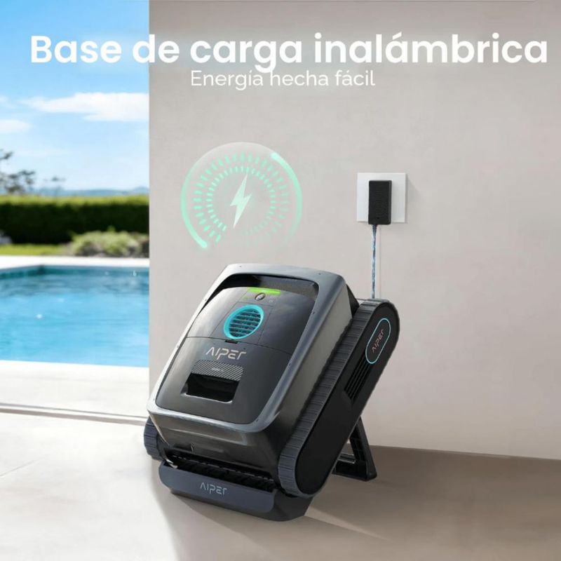 AIPER Scuba V3 AI Vision Limpiador Robótico Inalámbrico Para Piscinas, Potente Robot Aspirador De Alberca Con Navegación Inteligente