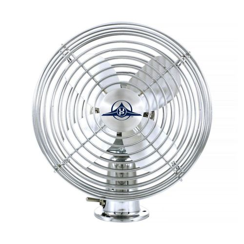 Ventilador para automóvil United Pacific 12 V cromo 15 cm 2 velocidades