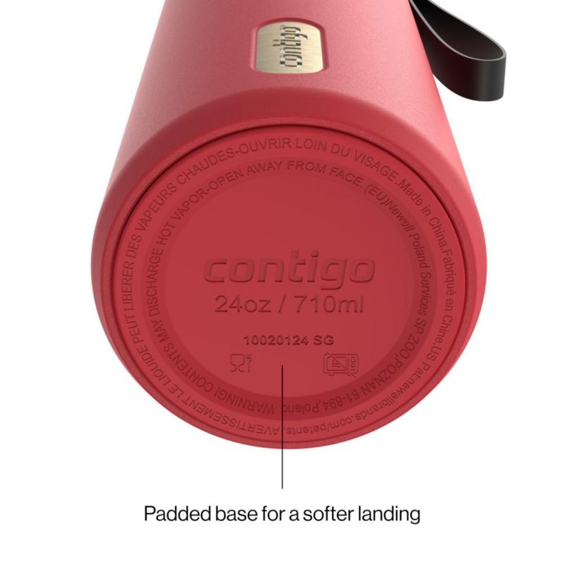 Botella de Agua Contigo 680 ml Acero Inoxidable 2‑en‑1