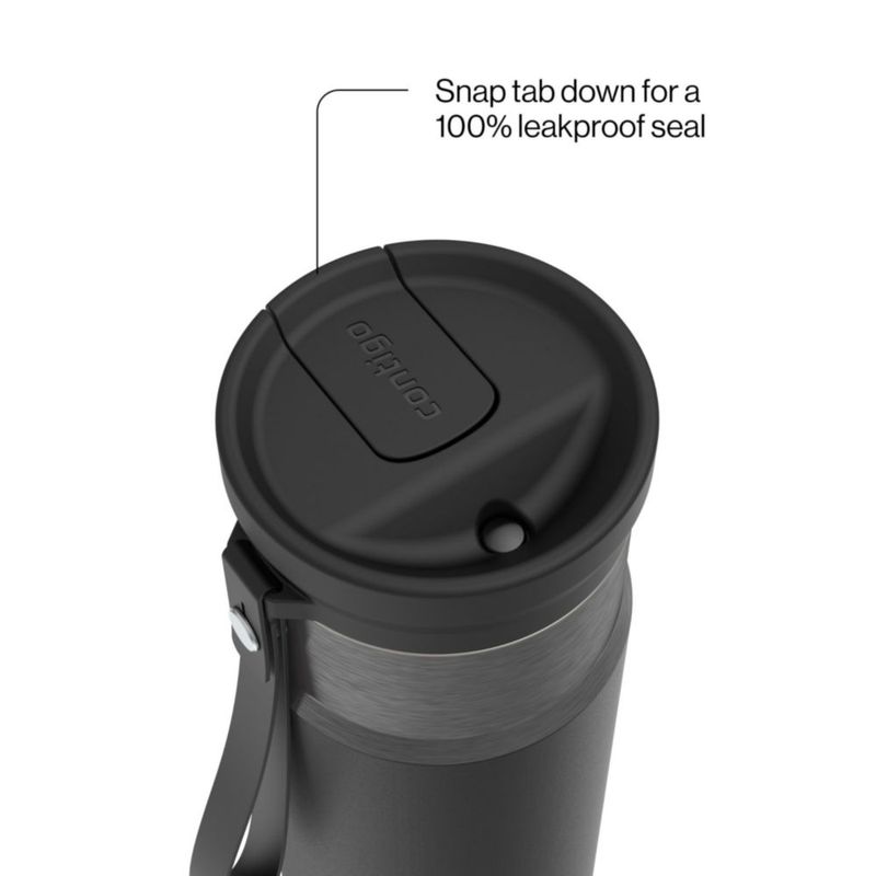 Botella de Agua Contigo 680 ml Acero Inoxidable con Pajilla