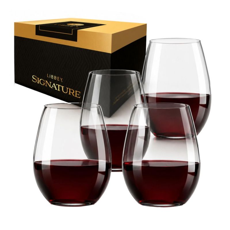 Vasos de Vino Libbey Juego de 4 de 532 ml sin tallo