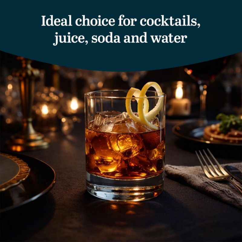 Vasos Libbey 12 unidades 400 ml Base pesada estilo Old Fashioned