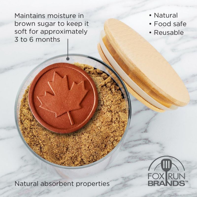 Almacenamiento de alimentos Fox Run 6 cm Hoja de Arce - Set de 2