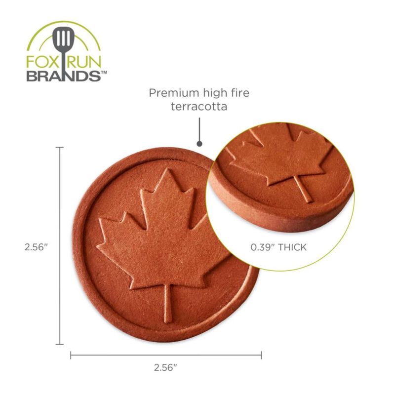 Almacenamiento de alimentos Fox Run 6 cm Hoja de Arce - Set de 2