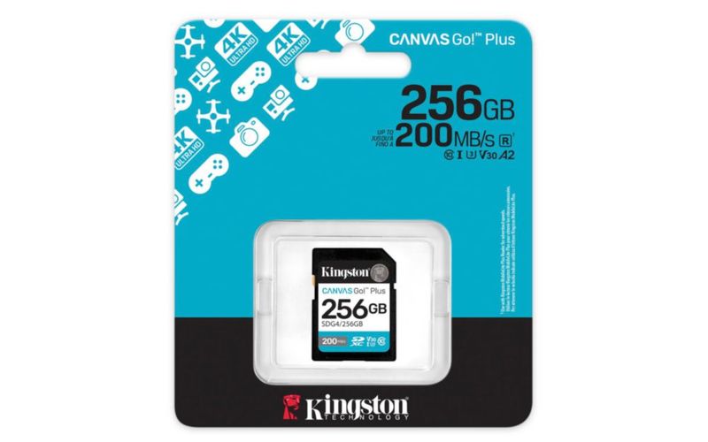 Tarjeta SD Kingston 256 GB 200 MB/s Clase 10 UHS‑I V30