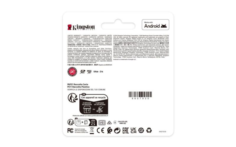 Tarjeta SD Kingston 1 TB Canvas Select Plus 150 MB/s