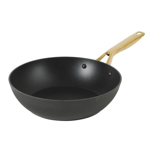 Wok Oster Platinum 28 cm Negro Mate Antiadherente