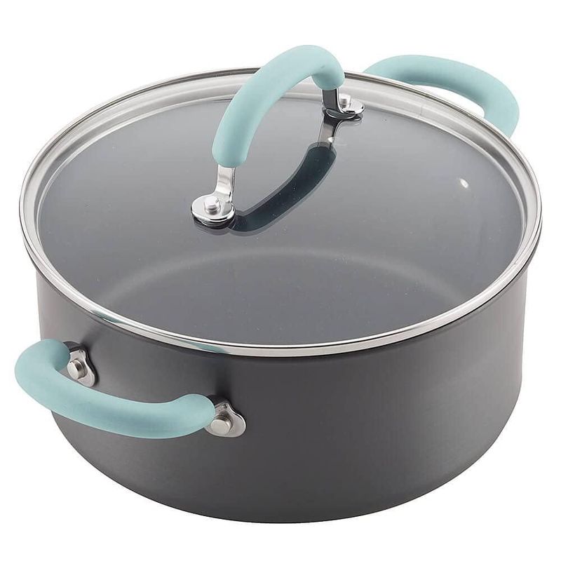Juego de utensilios de cocina Rachael Ray de aluminio anodizado duro de 11 piezas