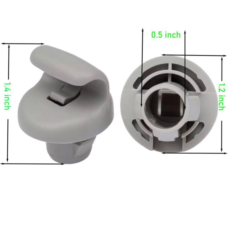 Clip para visera solar Femory 2 piezas Nissan 350Z Frontier y Versa