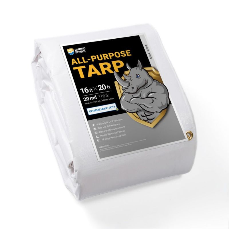 LONA GUARD SHIELD 49 x 61 m Blanca 20 mil de Alta Resistencia