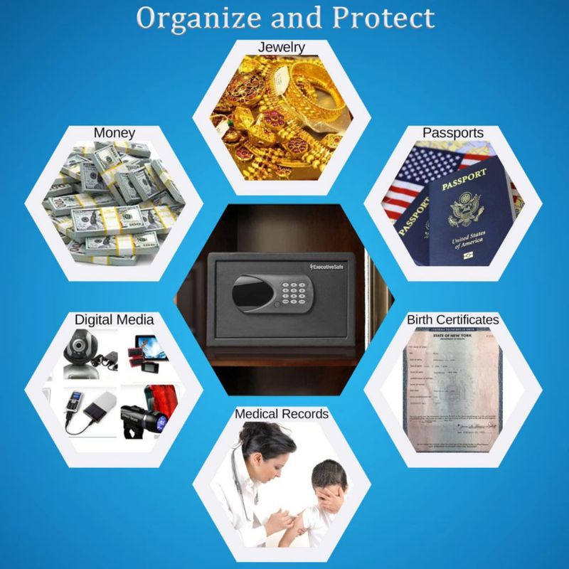 Caja fuerte para portátil ExecutiveSafe ACS-6 35 L con cerradura digital