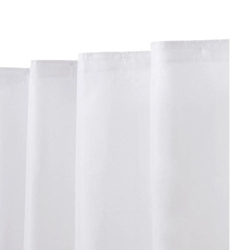 Cortina de ducha Kenney KN61253 repelente al agua 180 x 183 cm color blanco