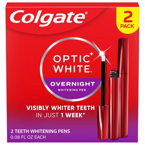 Blanqueador Dental Colgate Optic White Overnight 2 Unidades