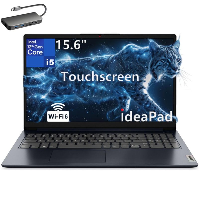 Laptop Lenovo i5-1335U 156" con pantalla táctil 16 GB 512 GB SSD