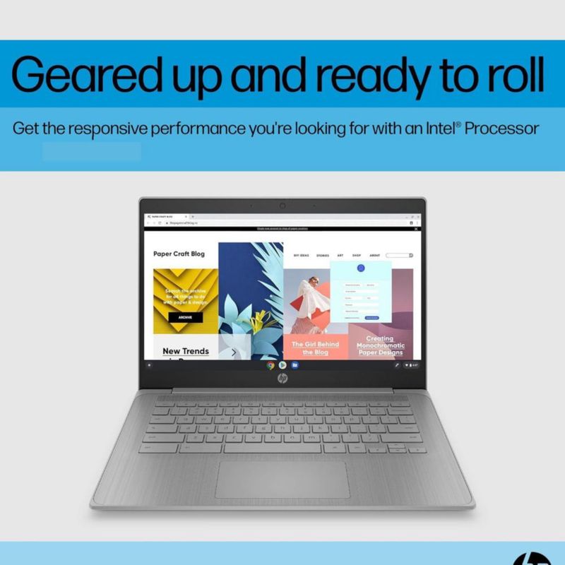Chromebook HP 14" HD N4500 4 GB RAM 128 GB de almacenamiento