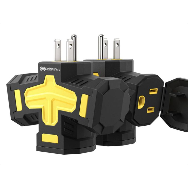 Regleta Cable Matters 1875 W 3 Salidas - Pack de 2