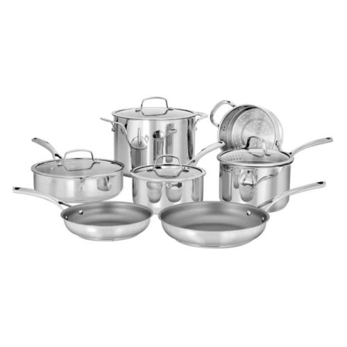 Batería de Cocina Cuisinart Forever Stainless 11 Piezas Gris 95-11ES