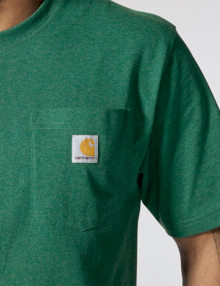 Camiseta Carhartt K87 North Woods Heather Grande Alta
