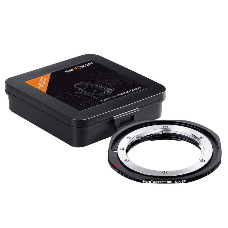 Adaptador de objetivo K&F CONCEPT NIK a EOS (enfoque manual)