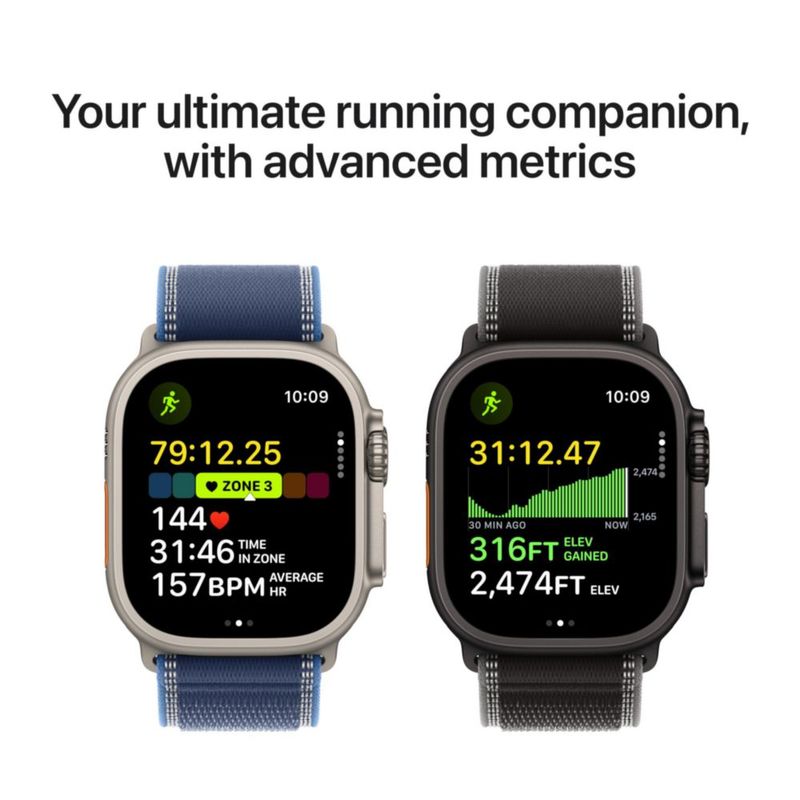Smartwatch Apple Watch Ultra 3 49 mm GPS Celular Titanio