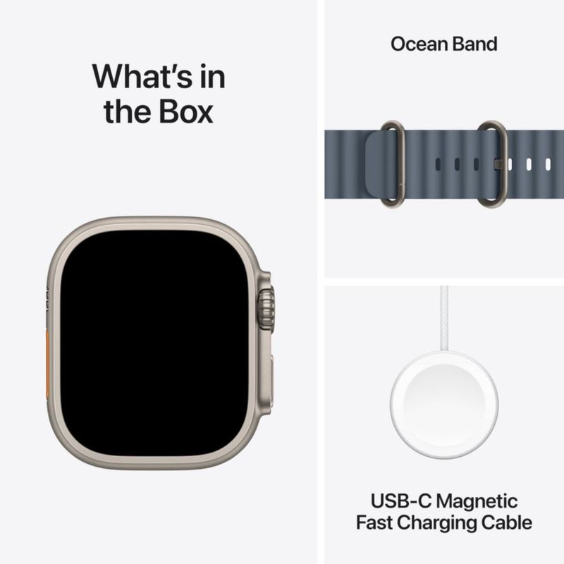 Smartwatch Apple Watch Ultra 3 49 mm GPS Celular Titanio