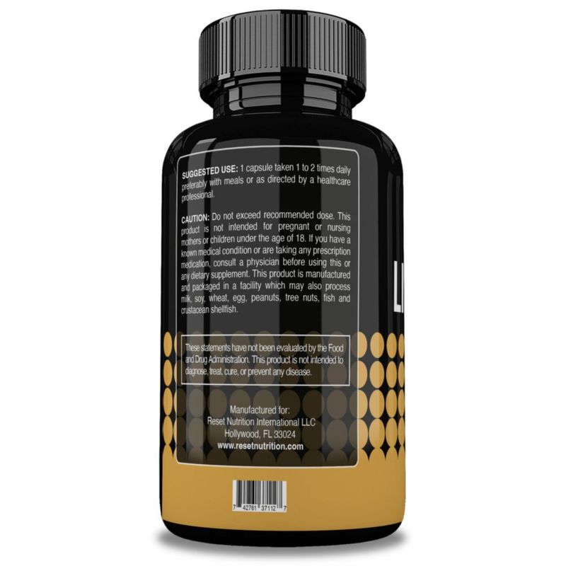 Reset Nutrition Lions Mane Sistema Inmune Memoria 90 Cáps Sabor Sin sabor