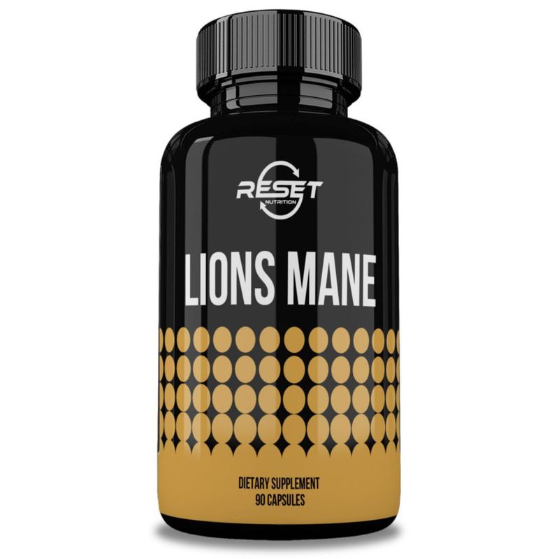 Reset Nutrition Lions Mane Sistema Inmune Memoria 90 Cáps Sabor Sin sabor