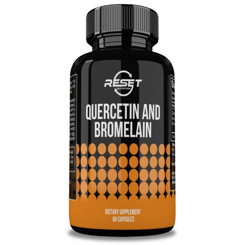 Reset Nutrition Quercetin Bromelain Sistema Inmune 60 Cáps Sabor Sin Sabor