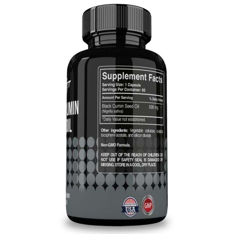 Suplemento en cápsula Reset Nutrition Suplemento Alimenticio Black Cumin Seed Oil x 150g