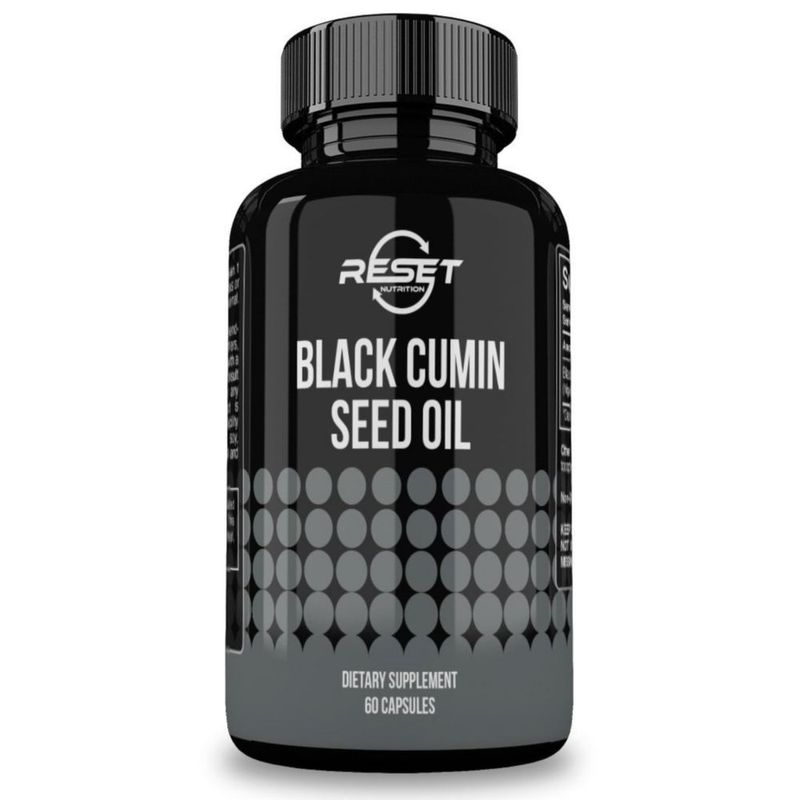 Suplemento en cápsula Reset Nutrition Suplemento Alimenticio Black Cumin Seed Oil x 150g