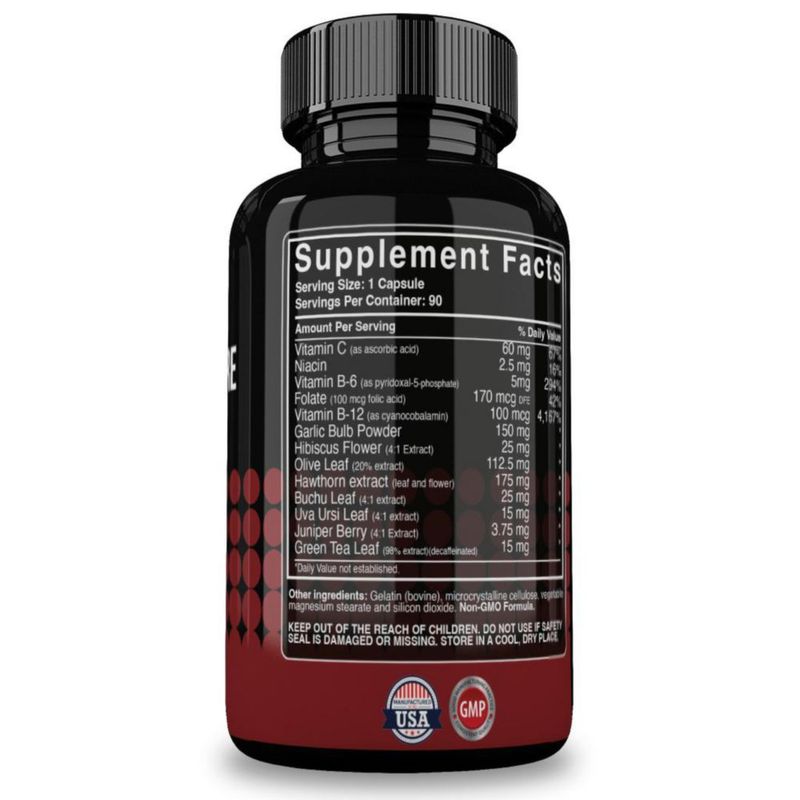 Reset Nutrition Blood Pressure Salud Cardiovascular 90 Cáps Sin Sabor