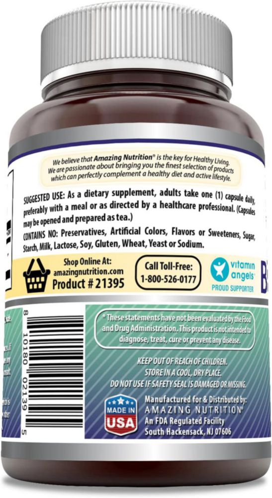 Amazing Formulas Black Cohosh 540 Mg 120 Cápsulas Sin Sabor